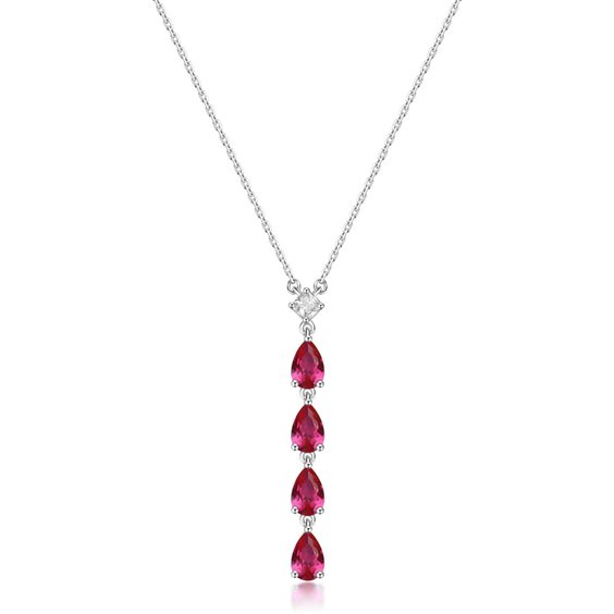 Collar Brosway Mujer FANCY - PASSION RUBY in Plata FPR112 - FPR112